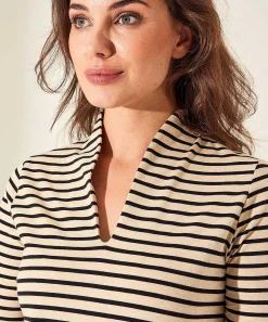 Camisa * Tulip Manga Corta Rayas Bretonas