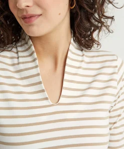 Camisa * Tulip Manga Corta Rayas Bretonas