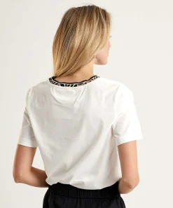 Camisa Deportiva Con Ribete Animal De Marc Cain