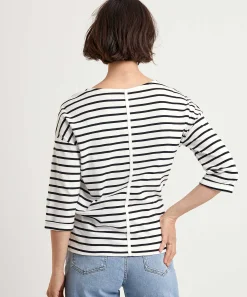 Camisa Giulia E Tu Rayas Bretonas