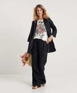 Camisa Marc Cain Manga Lazo