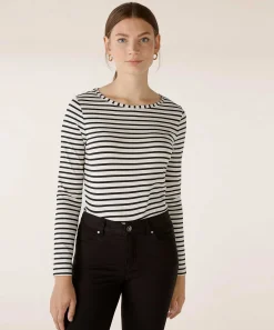 Camisa Oui Rayas Manga Larga