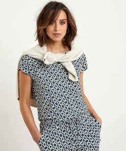 Camisa Slinky De No Man'S Land Con Estampado Retro