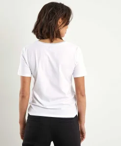 Camiseta Leo & Ugo Con Estampado Fashion Y Perlas