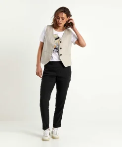 Camiseta Leo & Ugo Con Estampado Fashion Y Perlas