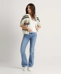Camiseta Liu Jo Cuello En V Perlas