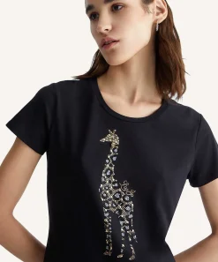 Camiseta Liu Jo Jirafa Rhinestone
