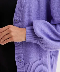 Cardigan Beaumont Extragrande Con Manga Globo Salvia