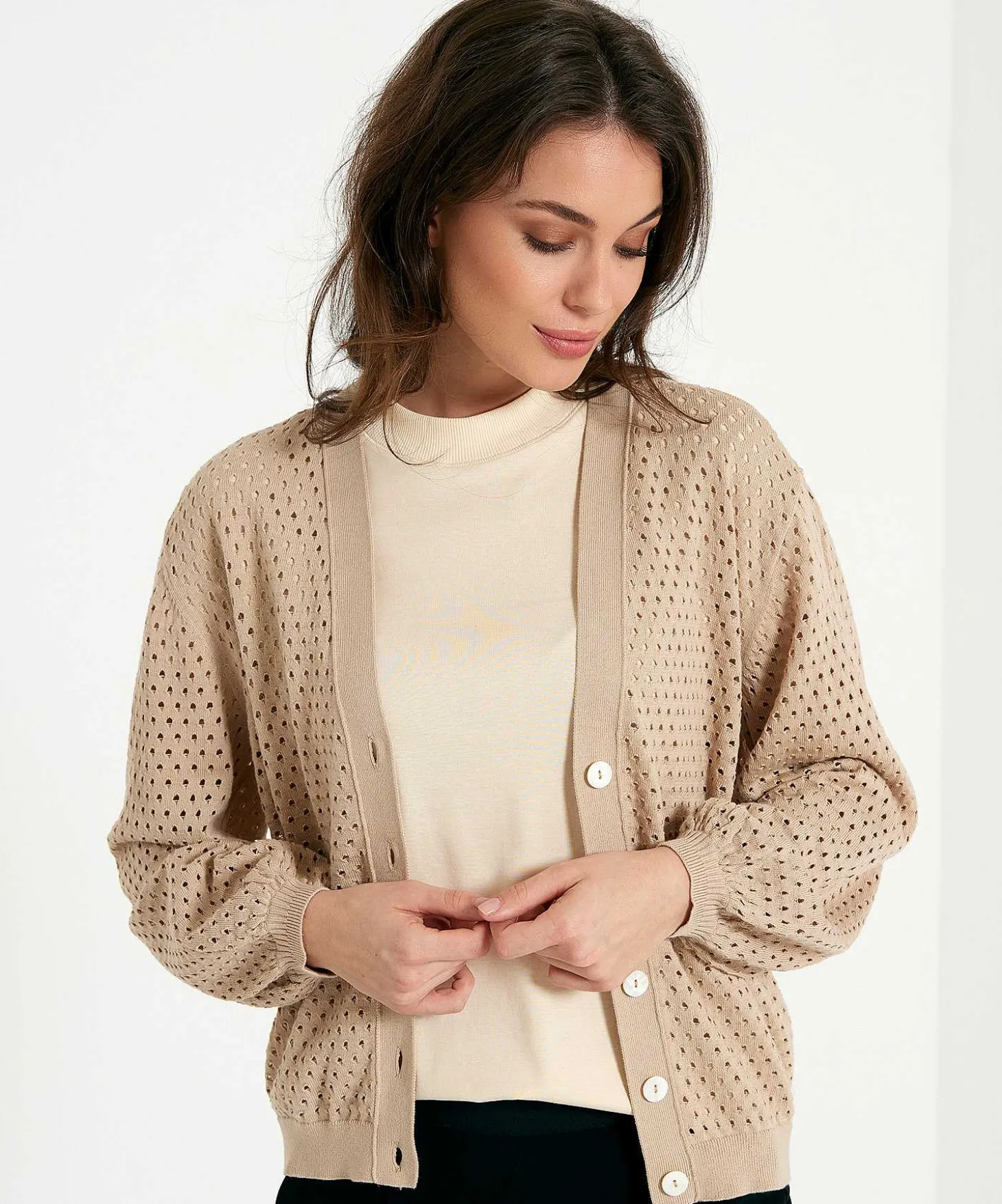 Cardigan Calado Giulia E Tu