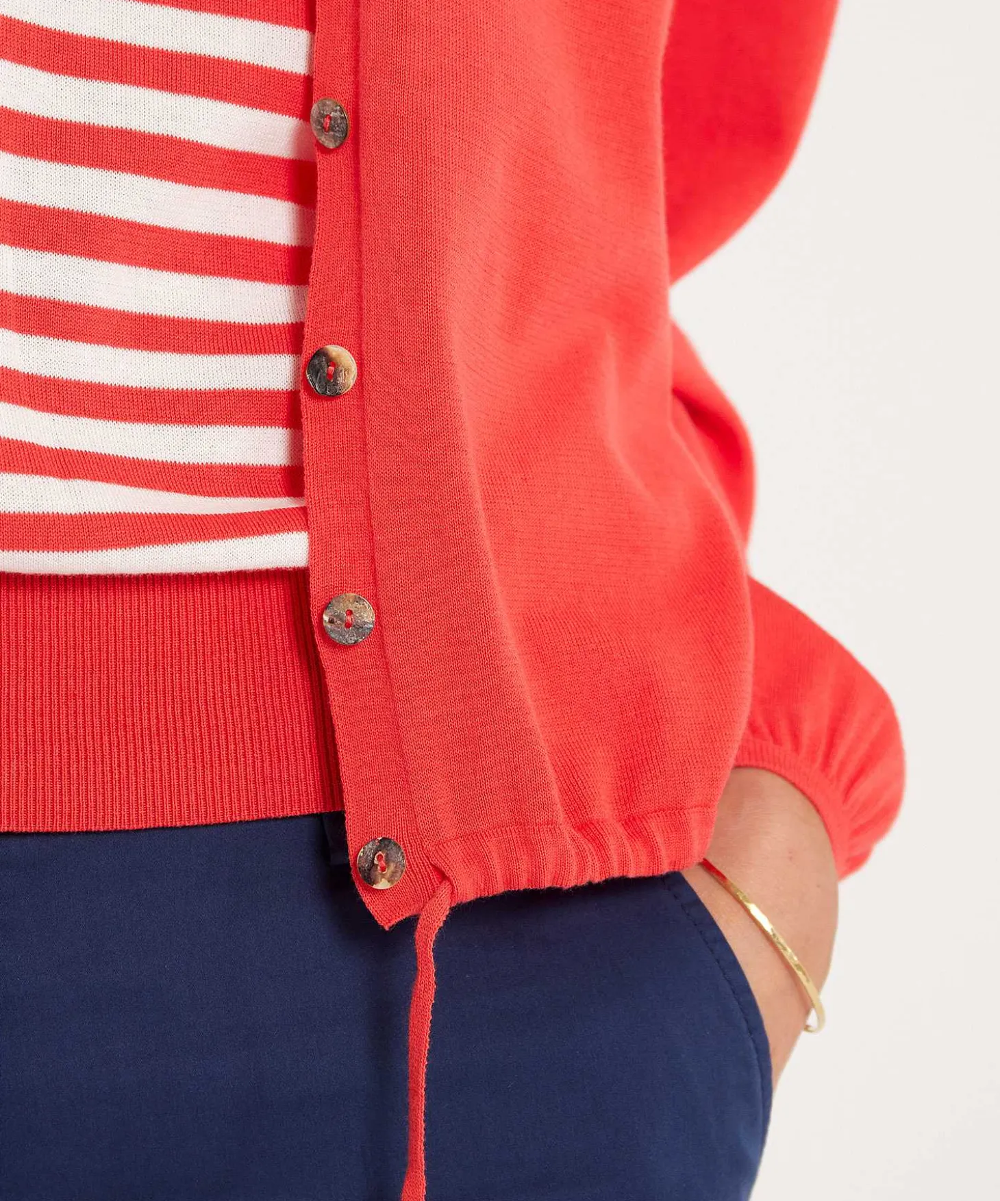 Cardigan Con Cordon Giulia E Tu