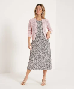 Cardigan De Hilo Con Cinta Emotions