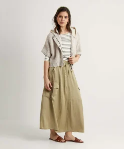 Cardigan De Punto Moscu Con Capucha Timmy