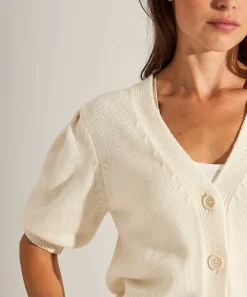 Cardigan Giulia E Tu Con Mangas Abullonadas