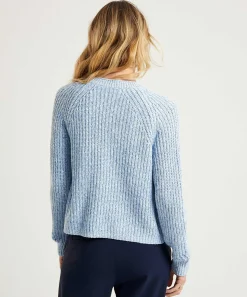 Cardigan Oui Melange Con Bolsillos
