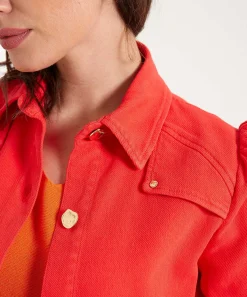 Caroline Biss Chaqueta Corta Manga Abullonada