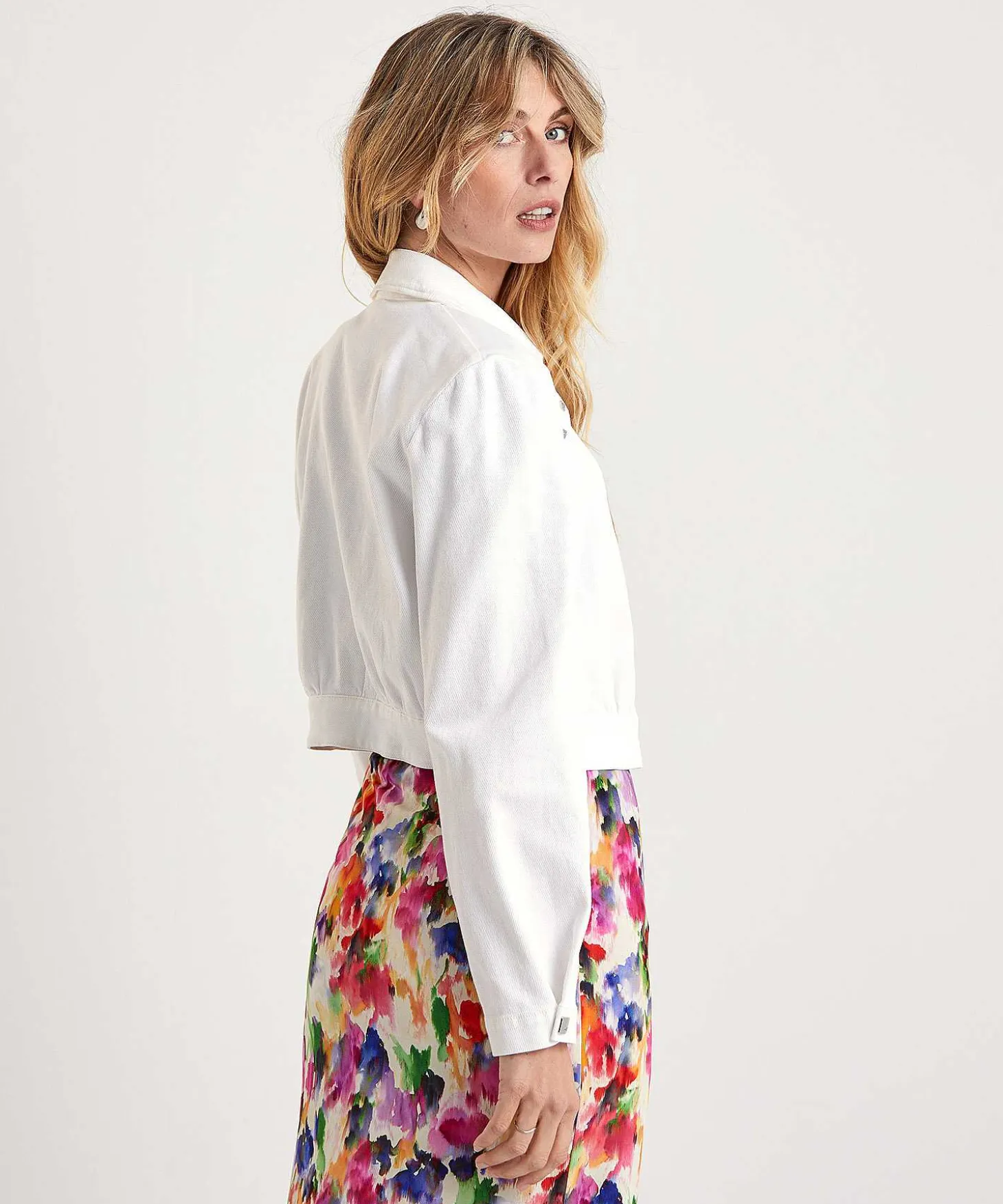 Caroline Biss Chaqueta Corta Con Tachuelas