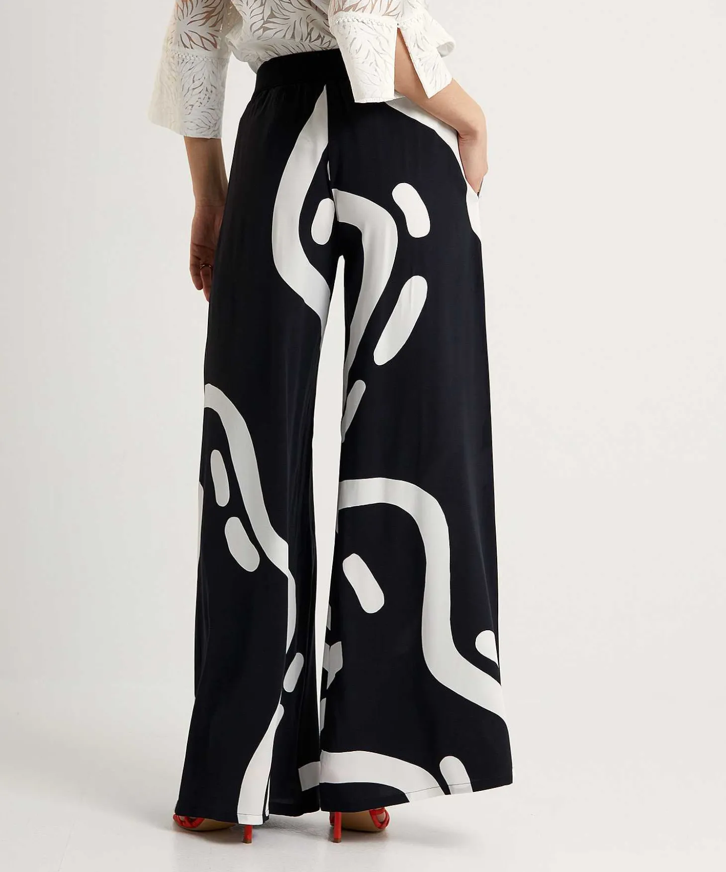 Caroline Biss Pantalones Palazzo Estampado Fantasia