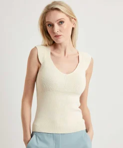 Caroline Biss Sueter Manga Casquillo