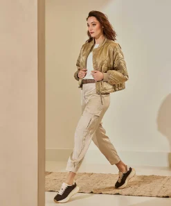 Cazadora Bomber Sedosa Beaumont Acolchada