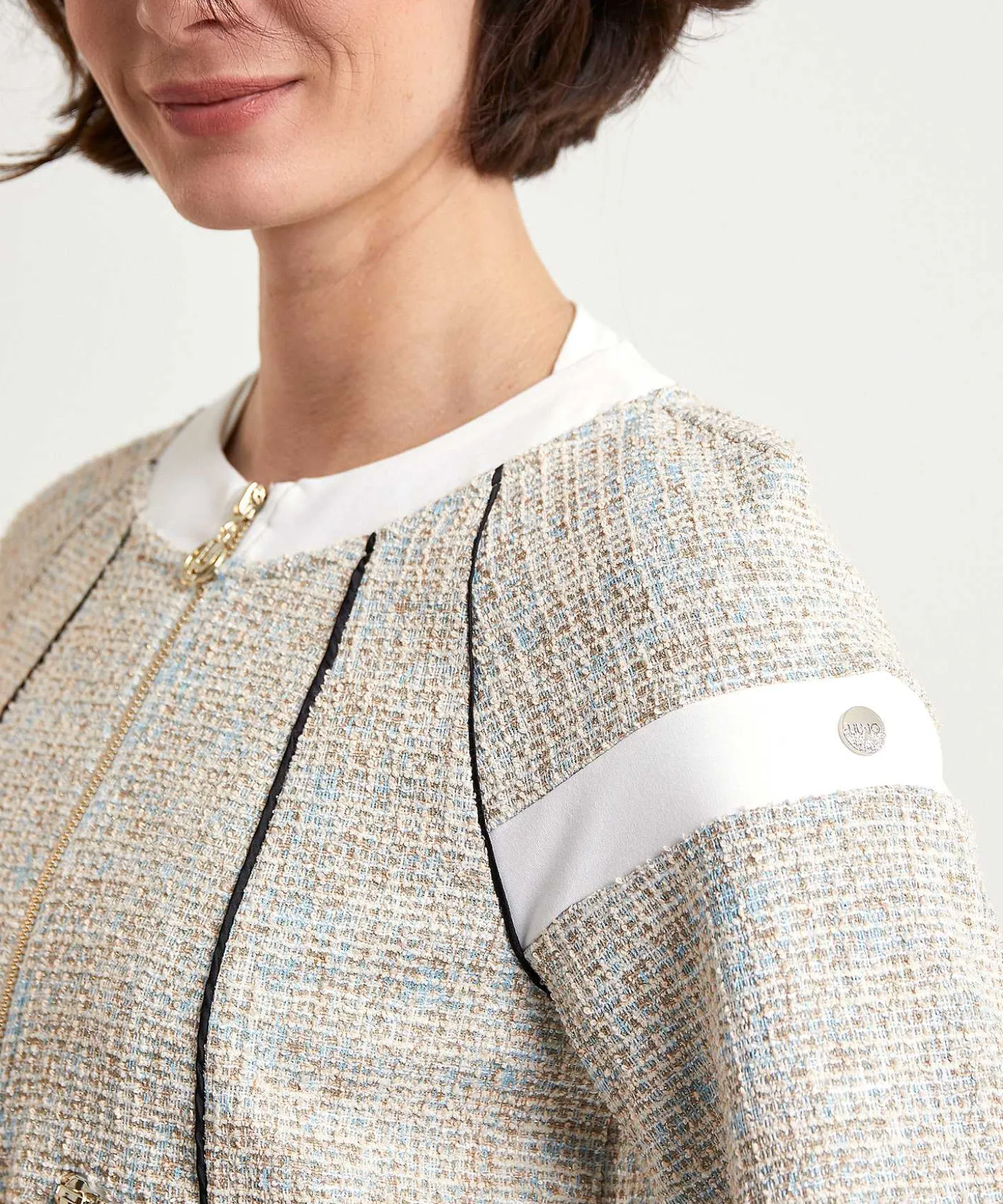 Chaleco Bomber De Boucle De Liu Jo