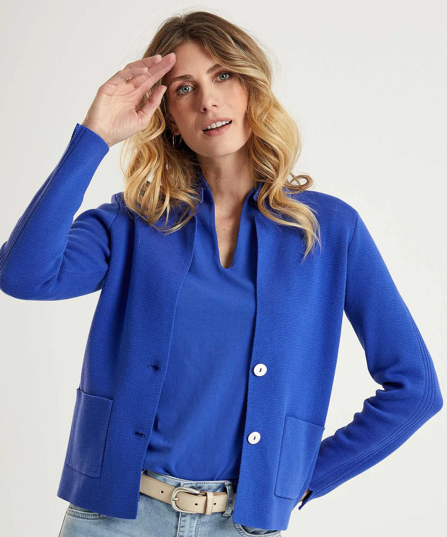 Chaleco Tipo Blazer * Puntaknit