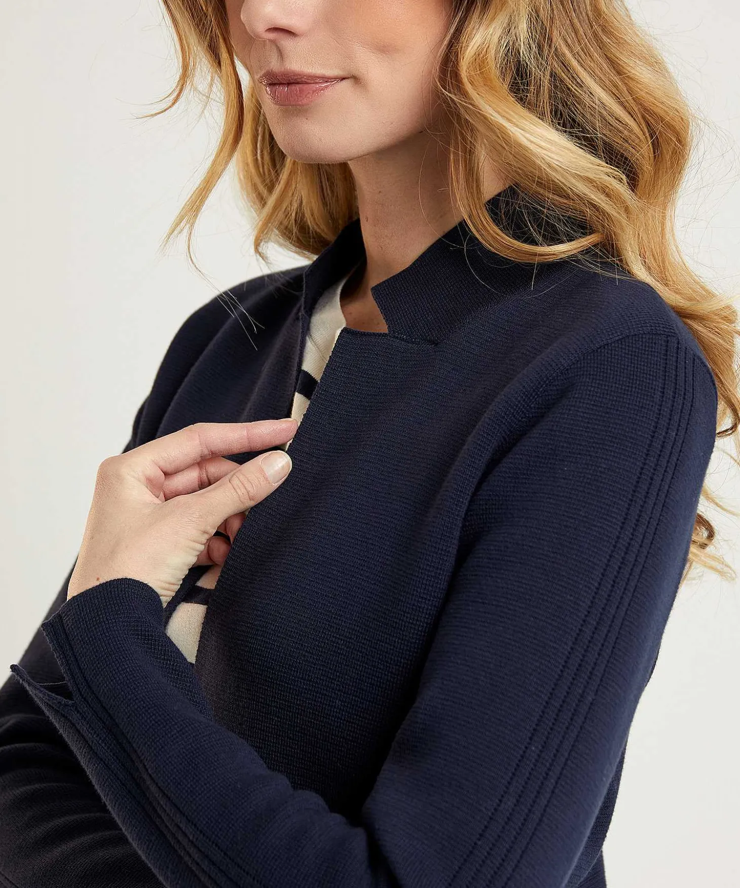 Chaleco Tipo Blazer * Puntaknit