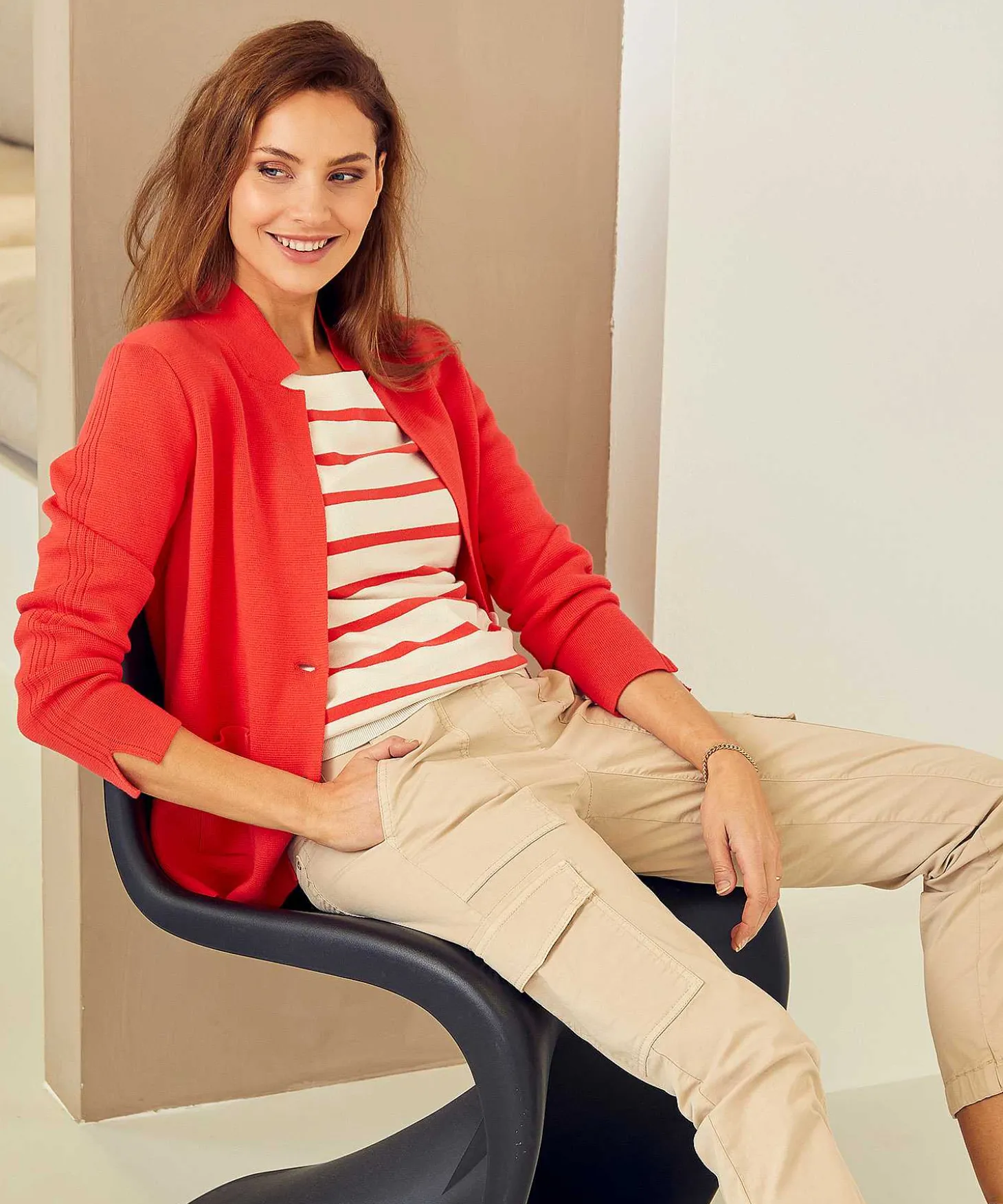 Chaleco Tipo Blazer * Puntaknit