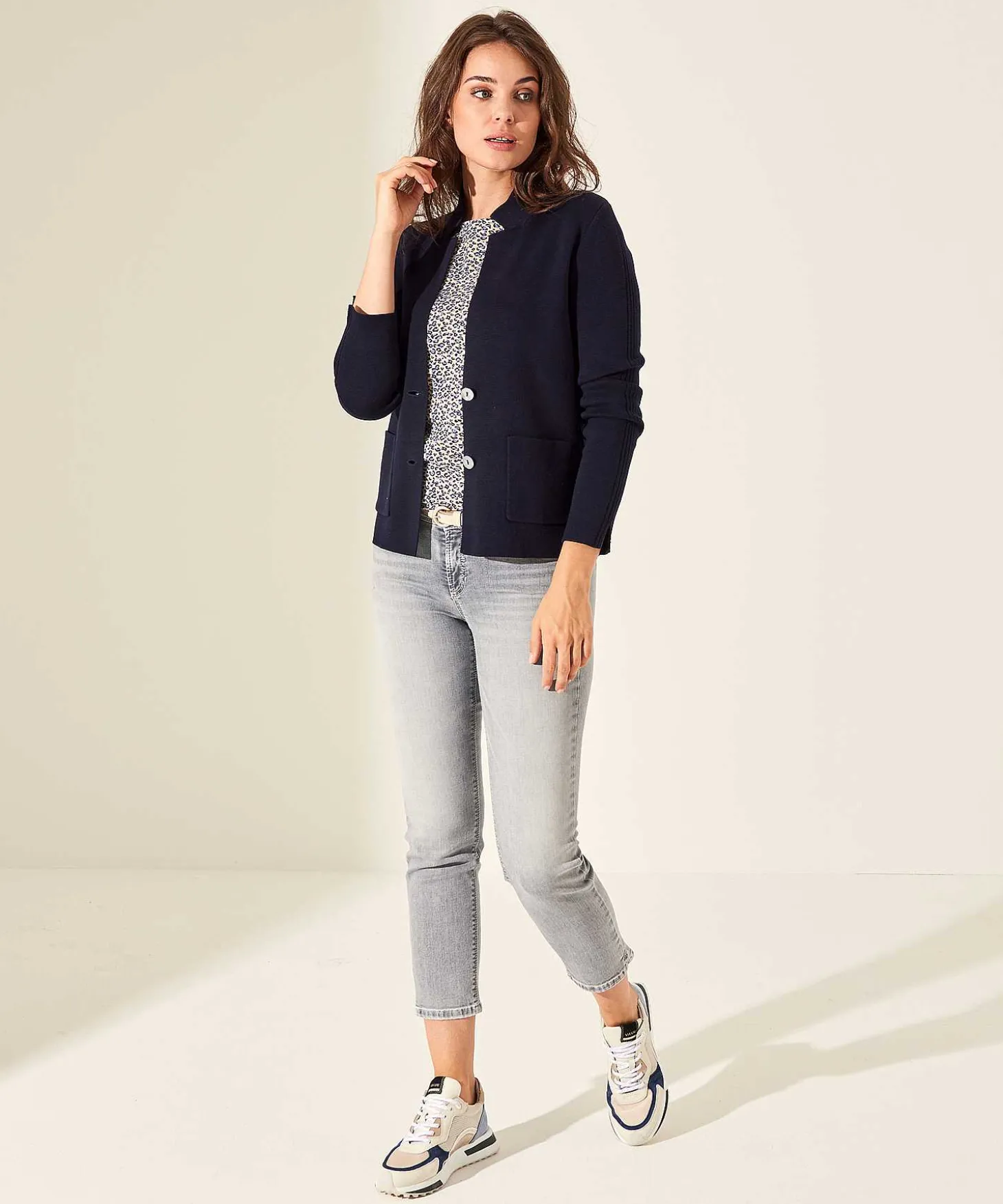 Chaleco Tipo Blazer * Puntaknit