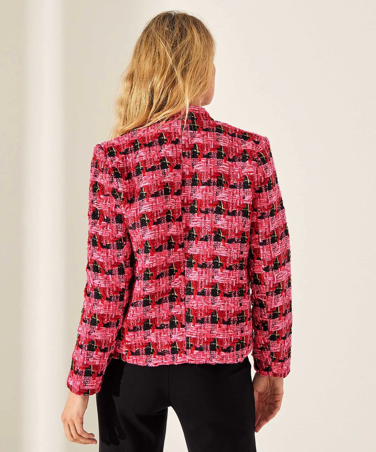 Chaqueta De Tweed Boucle Leo & Ugo