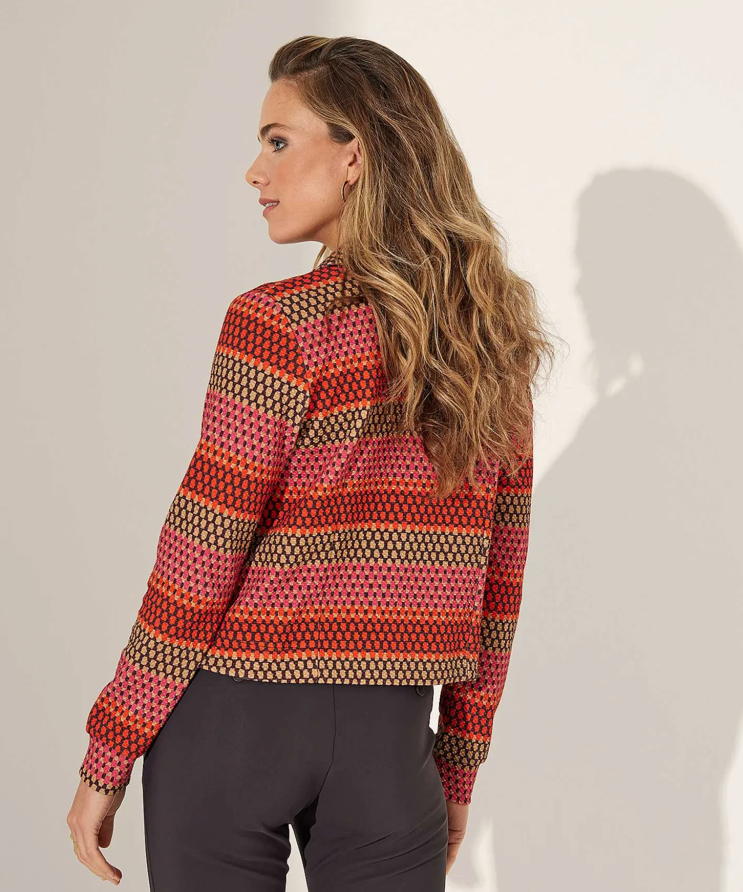 Chaqueta Kyra Estructura Multicolor Leona