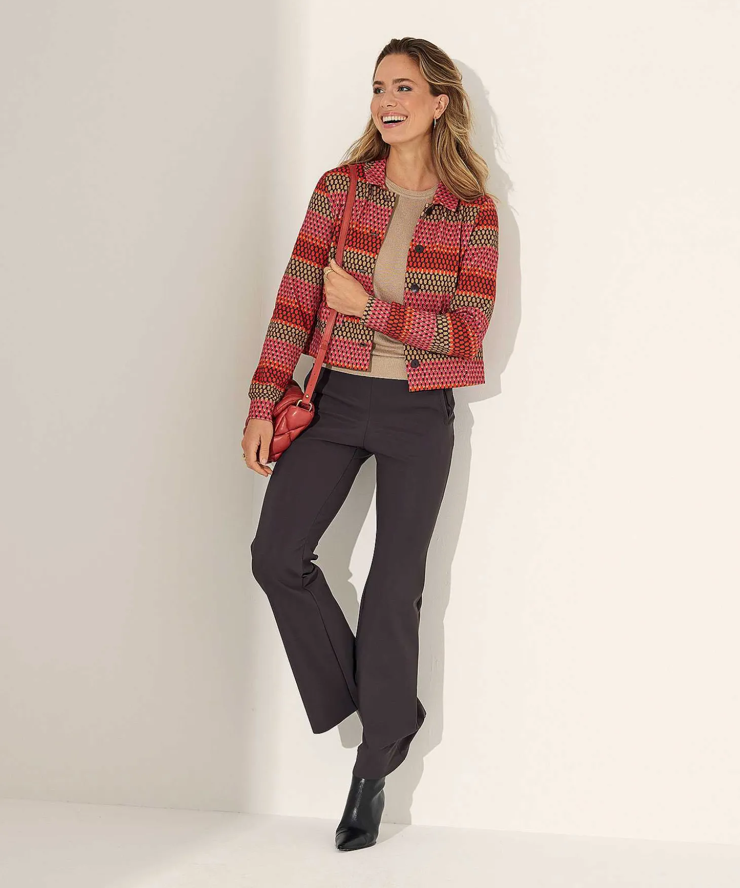 Chaqueta Kyra Estructura Multicolor Leona