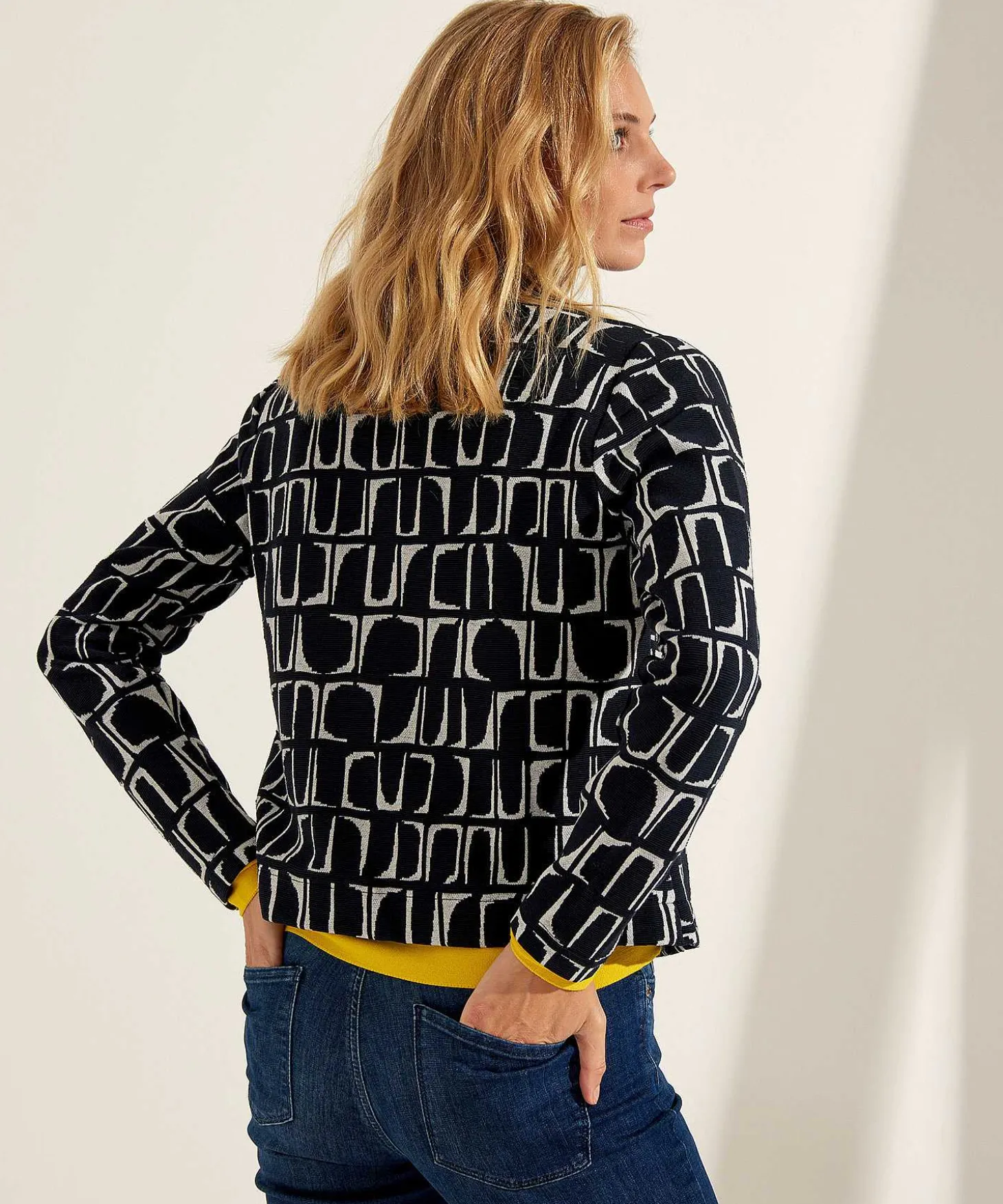 Chaqueta Kyra Geo Print Dulce