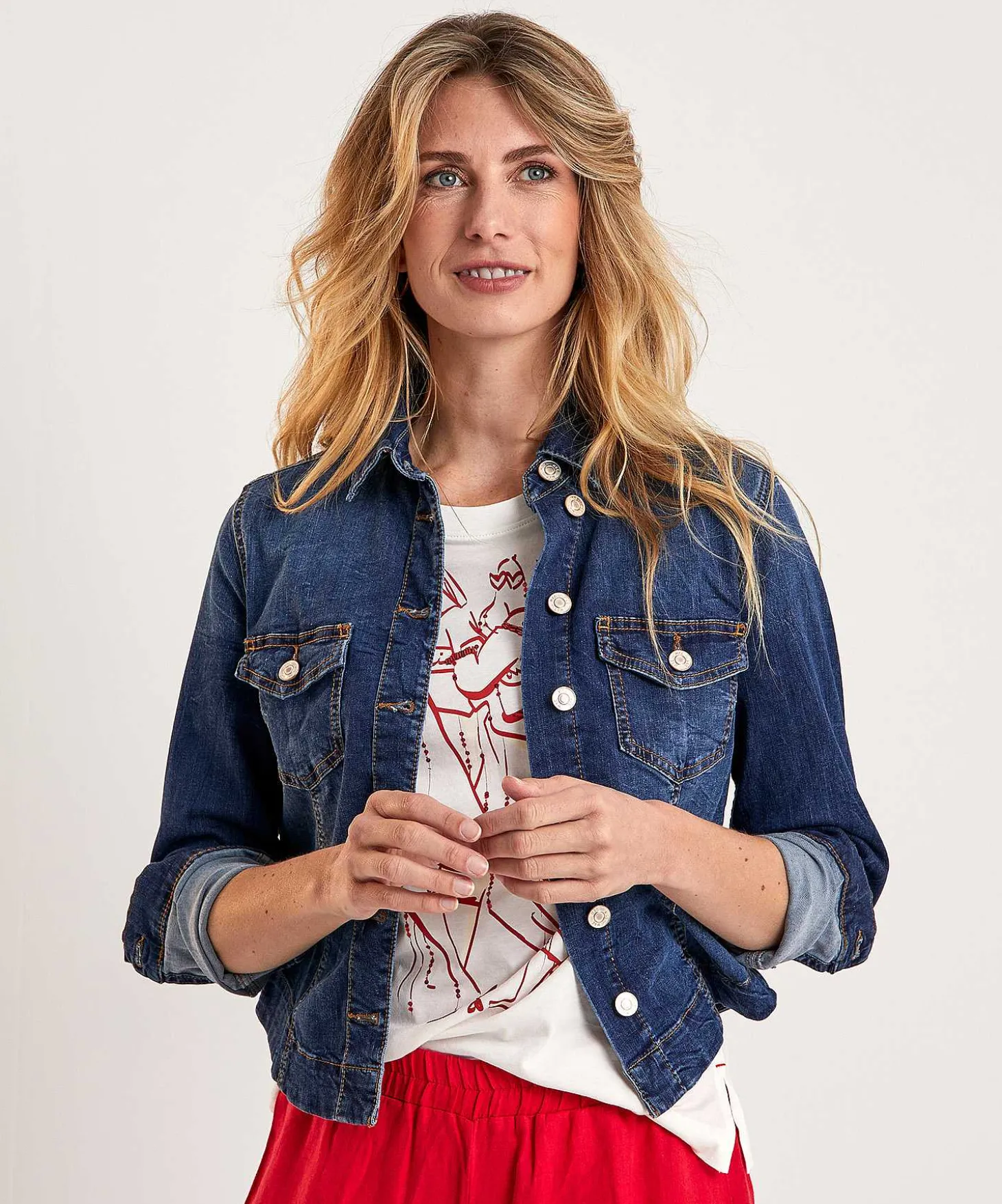 Chaqueta Vaquera Mac Jeans Rich