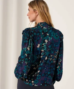 Fabienne Chapot Blusa Estampado Floral Lurex Philo