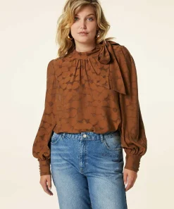 Fabienne Chapot Blusa Lazo Y Estampado Floral Michou