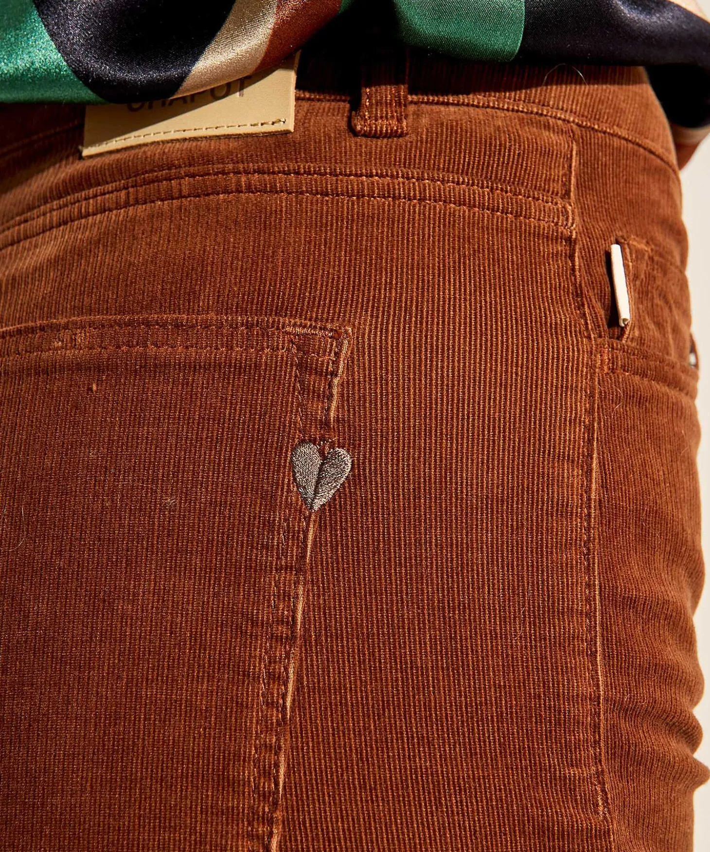 Fabienne Chapot Pantalon Acampanado Pana Eva