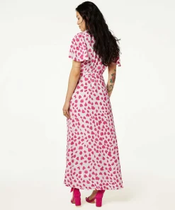 Fabienne Chapot Vestido Cruzado Estampado De Lunares Archana