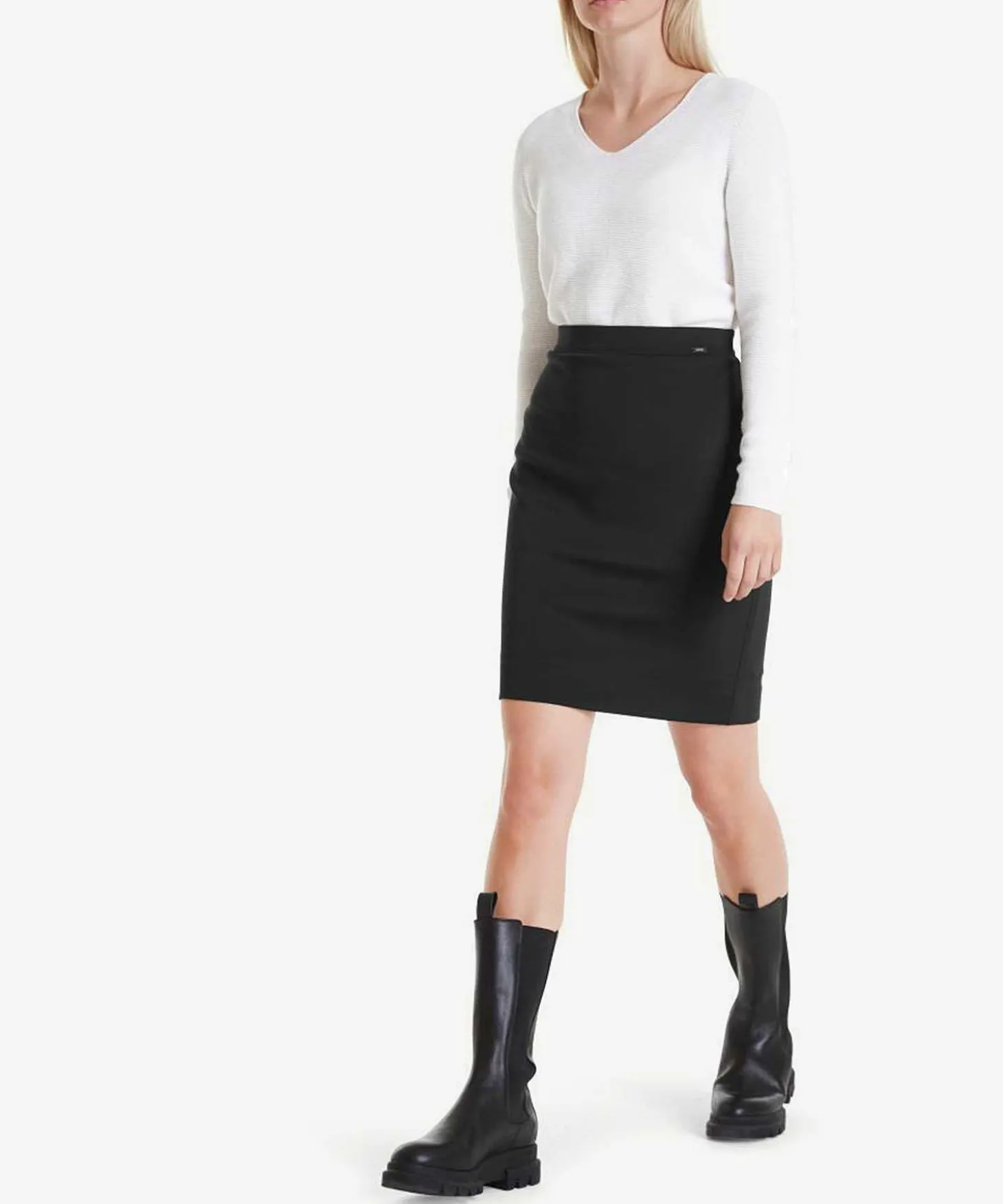 Falda De Punto Marc Cain Elastica