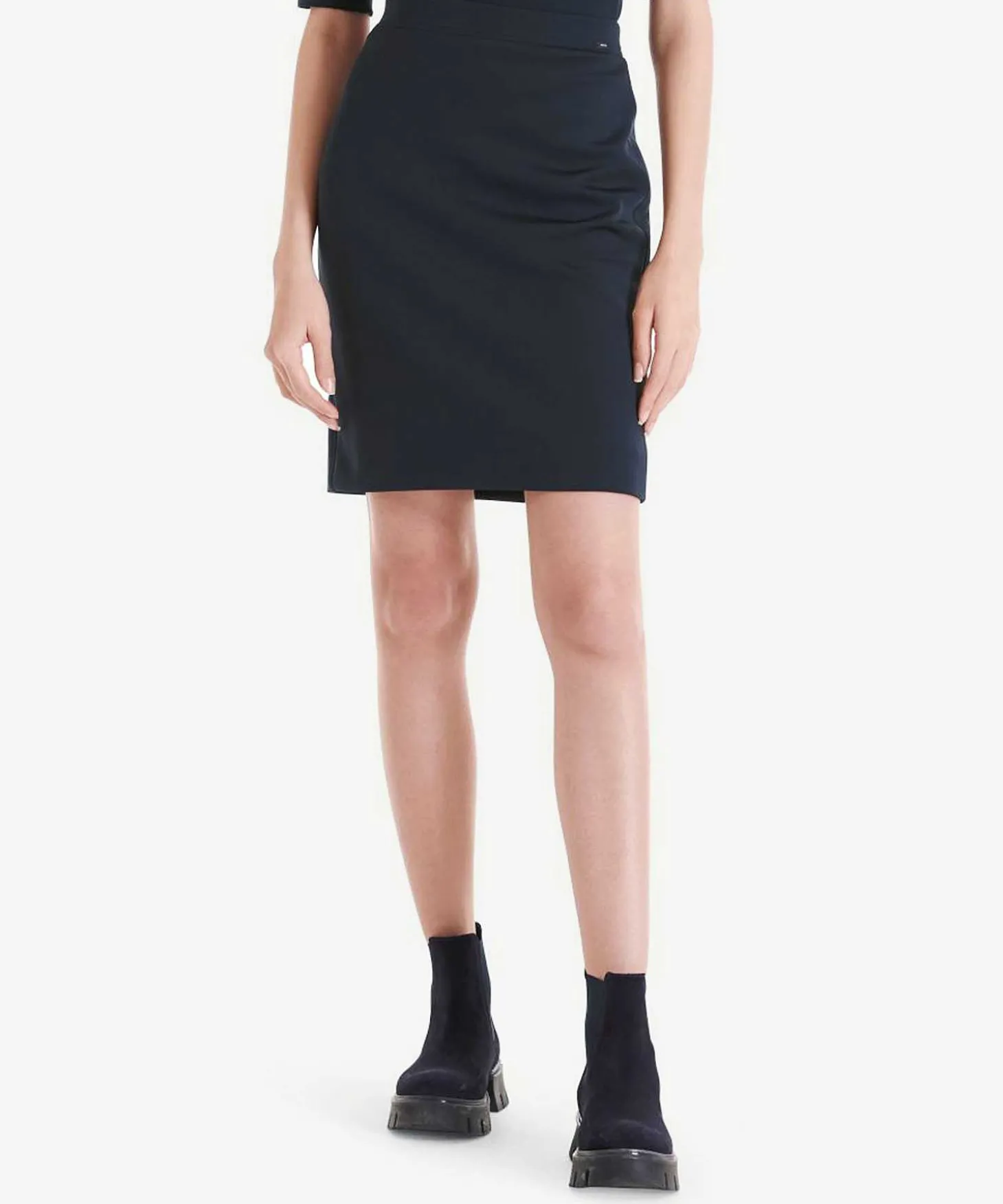 Falda De Punto Marc Cain Elastica