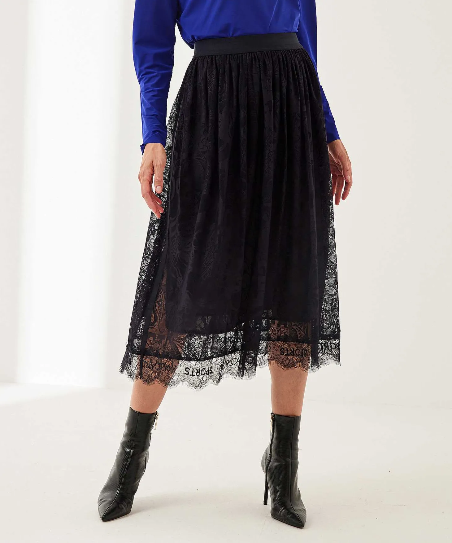 Falda Deportiva De Encaje De Marc Cain