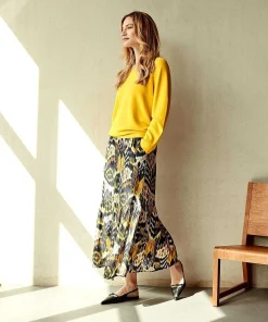 Falda Kyra Estampado Ikat Vanessa