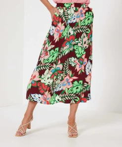 Falda Kyra Gorrion Flor Tropical