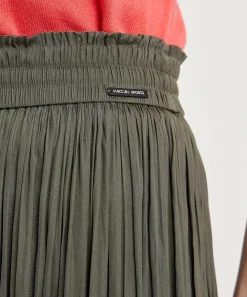 Falda Plisada Sedosa Deportiva De Marc Cain