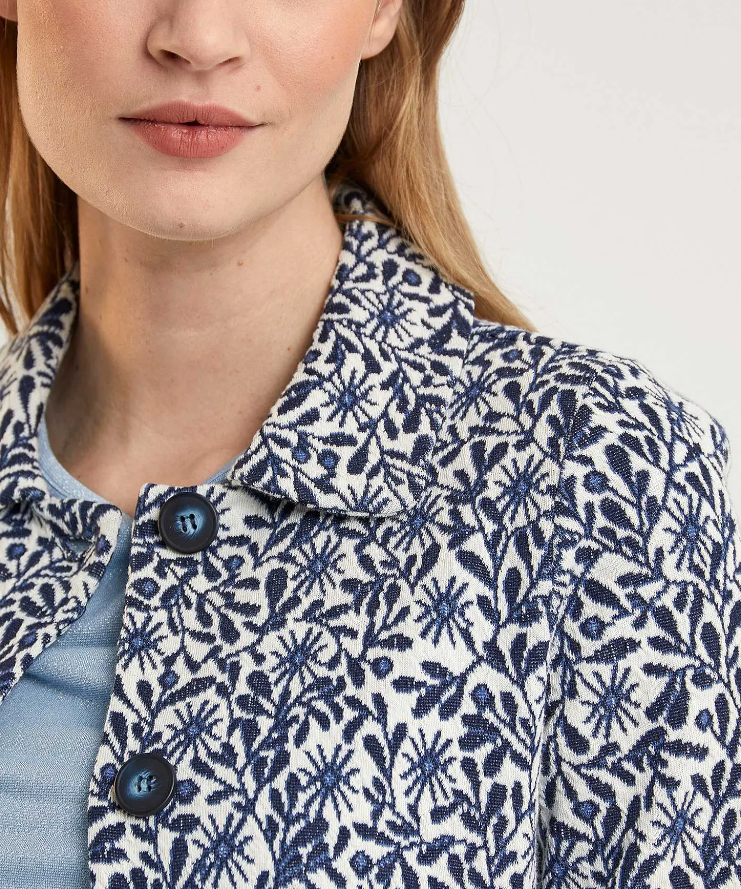 Giulia E Tu Blazer Chaleco Jacquard