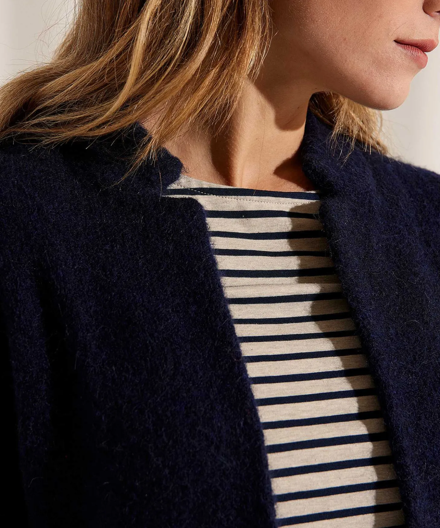 Giulia E Tu Blazer Chaleco Mezcla De Lana