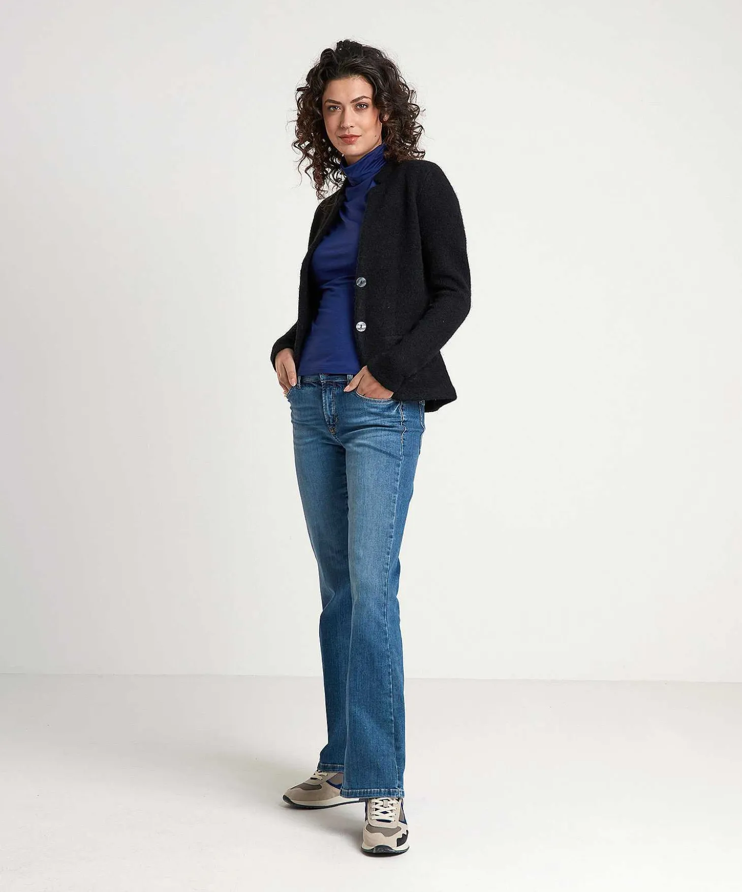 Giulia E Tu Blazer Chaleco Mezcla De Lana