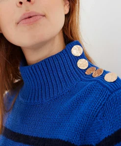 Giulia E Tu Sueter Rayas Boton