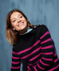 Giulia E Tu Sueter Rayas Boton