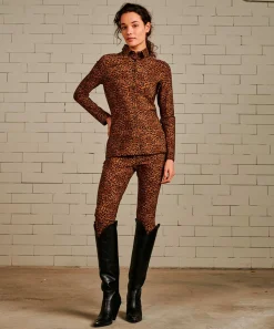 Jane Lushka Blusa Kikkie Estampado Animal