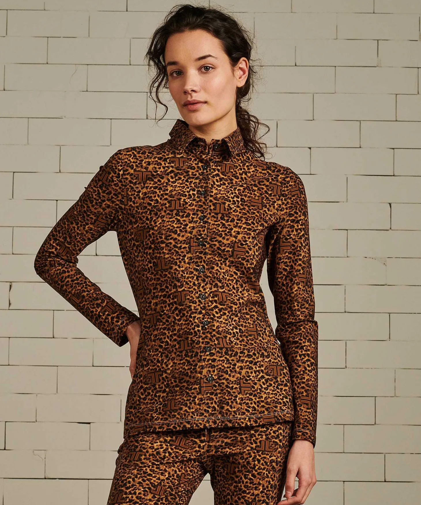 Jane Lushka Blusa Kikkie Estampado Animal